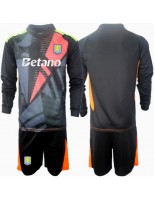 Aston Villa Keeper Bortedraktsett Barn 2024-25 Lange ermer (+ bukser)
